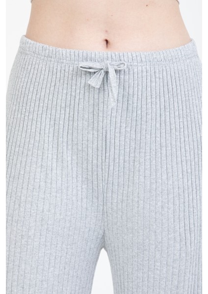 Fitilli Beli Lastikli Kadın Spor Pantolon