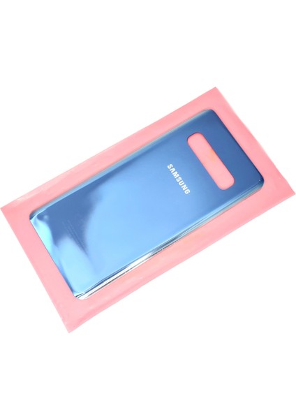 Samsung Galaxy S10 Arka Pil Batarya Kapağı (CAM) MAVİ