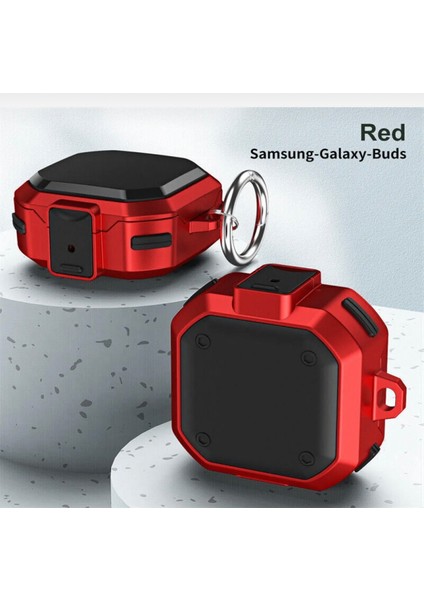 Samsung Galaxy Buds Live Uyumlu Kılıf Antishock Darbe Korumalı Tank Kılıf