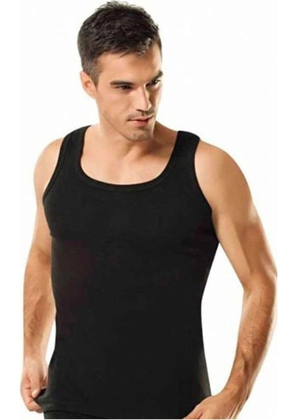 Pamuk Beyaz Erkek Atlet 6'lı