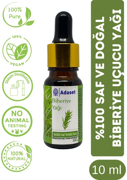 %100 Saf ve Doğal Biberiye Yağı 10 ml