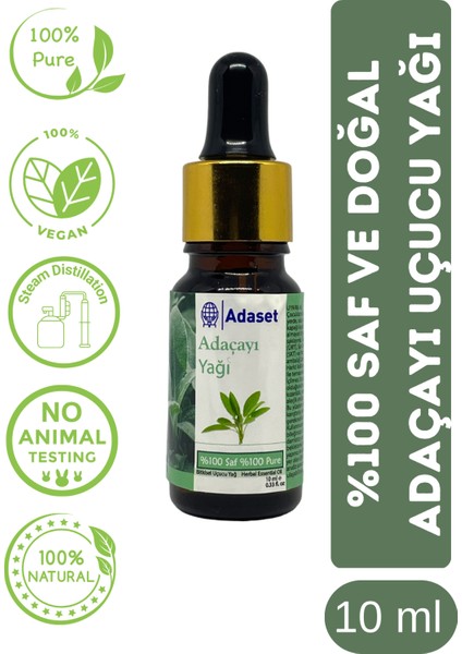 %100 Saf ve Doğal Adaçayı Yağı 10 ml