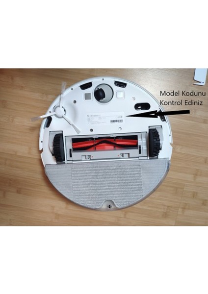 Mi Robot Vacuum Mop Pro 2+ 3D Uyumlu Siyah Yan Fırçalı 5 Parça Set