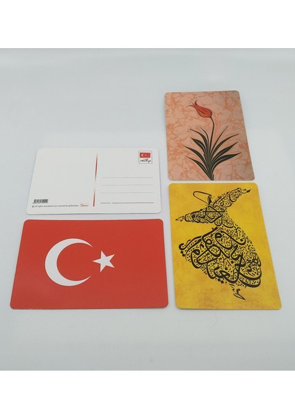 Gifts Turkiye Giftsturkiye Kartpostal Değerlerimiz Yılbaşı Hediye 6 Adet