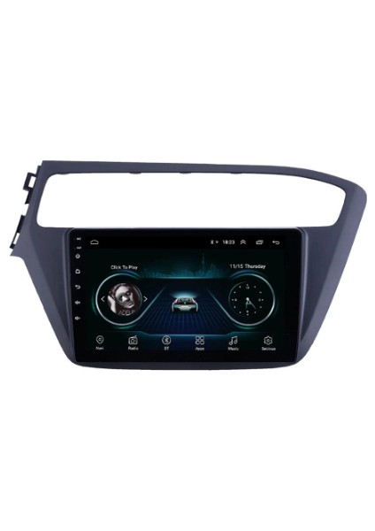 Hyundai I20 2018 ve Sonrası Uyumlu 2+16 IPS Dokunmatik Android Multimedya 9' Uyumlu