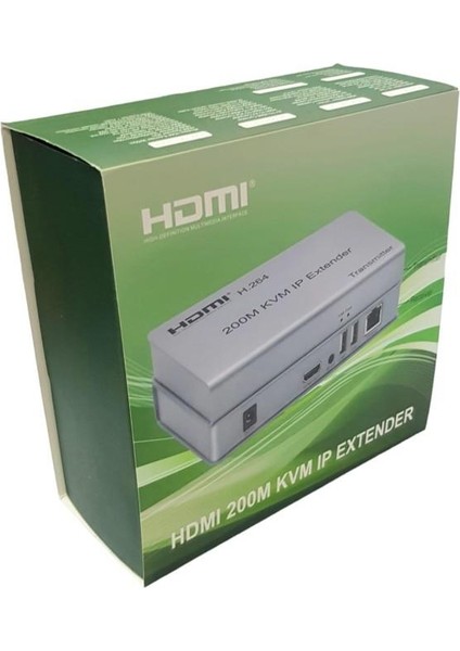 200METRE Hdmı+Usb+Ir To Cat6 Kvm Extender