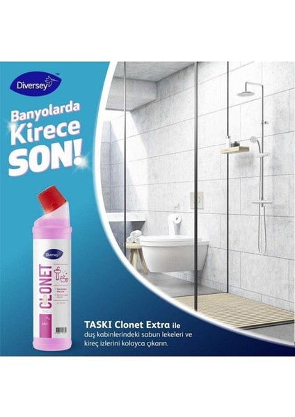 Clonet Extra Banyo Temizleyici ve Kireç Çözücü 750 ml