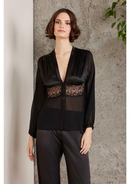 6005 Kadın Siyah Gelin Çeyiz Seti 6'lı Saten Takım fiyatları