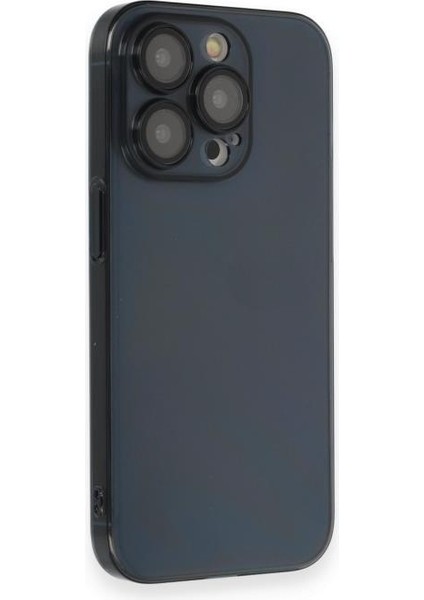 Apple iPhone 13 Pro Kılıf Hard Fit Şeffaf Sararmaz Lensli Kapak