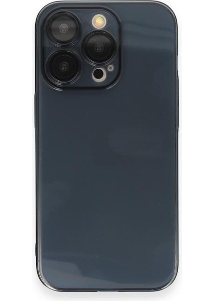 Apple iPhone 13 Pro Kılıf Hard Fit Şeffaf Sararmaz Lensli Kapak