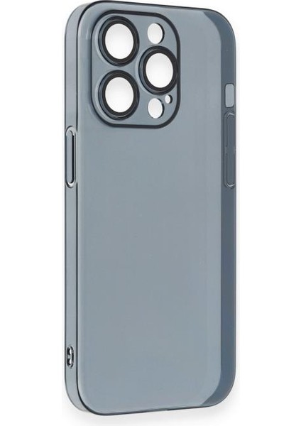 Apple iPhone 13 Pro Kılıf Hard Fit Şeffaf Sararmaz Lensli Kapak