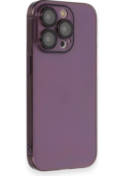Apple iPhone 14 Pro Max Kılıf Hard Fit Şeffaf Sararmaz Lensli Kapak
