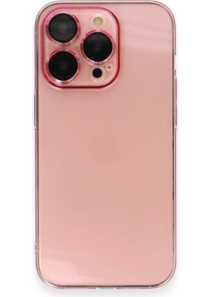 Apple iPhone 13 Pro Max Kılıf Hard Fit Şeffaf Sararmaz Lensli Kapak