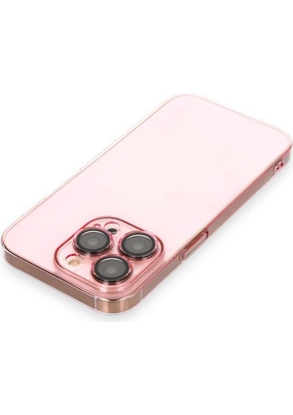 Apple iPhone 13 Pro Max Kılıf Hard Fit Şeffaf Sararmaz Lensli Kapak