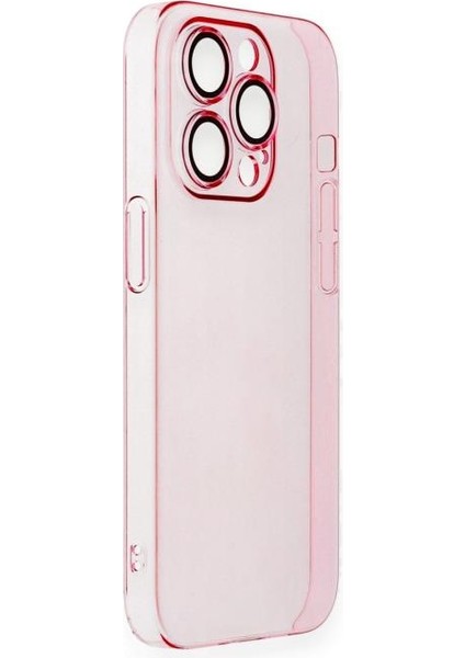 Apple iPhone 13 Pro Max Kılıf Hard Fit Şeffaf Sararmaz Lensli Kapak