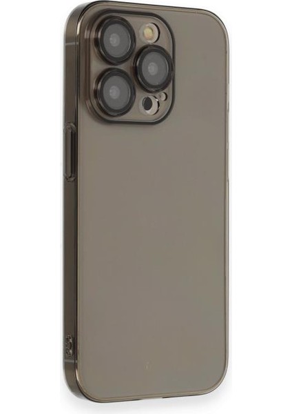 Apple iPhone 13 Pro Max Kılıf Hard Fit Şeffaf Sararmaz Lensli Kapak