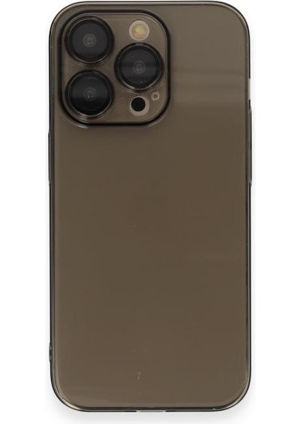 Apple iPhone 13 Pro Max Kılıf Hard Fit Şeffaf Sararmaz Lensli Kapak