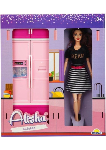 3709 Alisha Mutfak Oyun Seti Buzdolabı/lavabo/çamaşır Makinesi fiyatları
