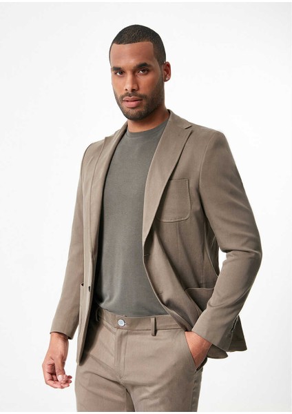 Haki Renk Blazer Ceket