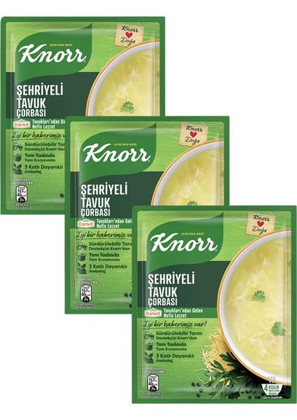Şehriyeli Tavuk Çorba Grubu, 3X72 gr