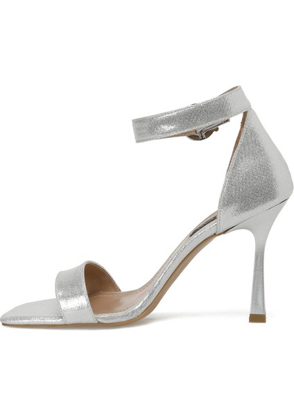 Toya 3fx Gümüş Kadın Topuklu Sandalet modelleri