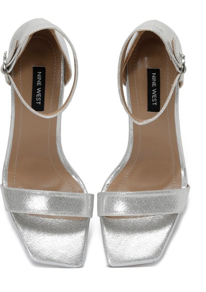 Toya 3fx Gümüş Kadın Topuklu Sandalet fırsatları