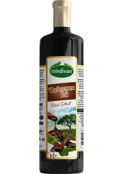 Keçiboynuzu Pekmezi Harnup Özü 700 gr (Soğuk Sıkım)