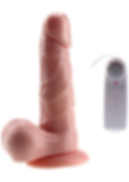 Odins Shop 14 cm Kumandalı Gerçekçi Titreşimli Dildo Vibratör Penis
