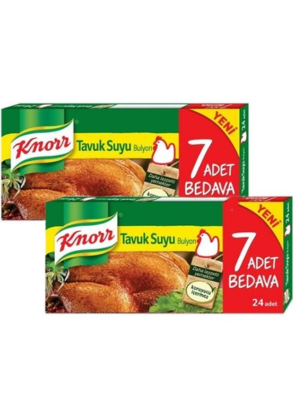 Tavuk Suyu Bulyon (24 Adet), 2 Paket