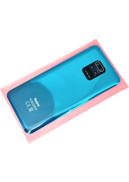 Xiaomi Redmi NOTE 9 PRO Arka Kapak Batarya Kapağı (Cam Kamera Camı) Mavi