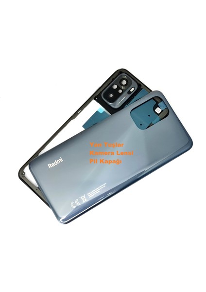 Xiaomi Redmi Note 10S (4G) kasa Arka Pil Batarya Kapağı SİYAH
