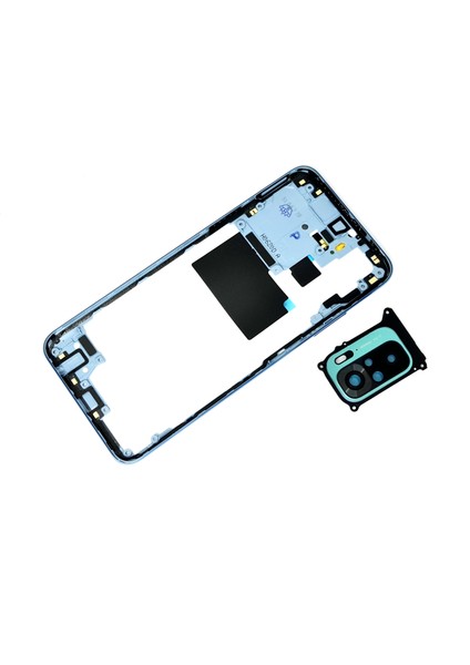 Xiaomi Redmi Note 10S (4g) Kasa Arka Pil Batarya Kapağı (Tamir Seti) Mavi fırsatları