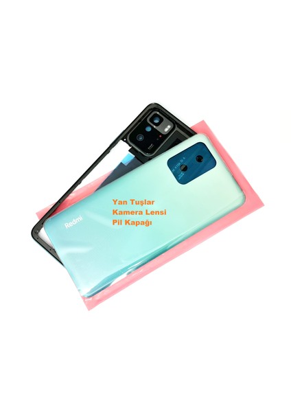 Xiaomi Redmi Note 10 Pro (5g) Kasa Arka Pil Batarya Kapağı (Tamir Seti) Mavi fiyatları