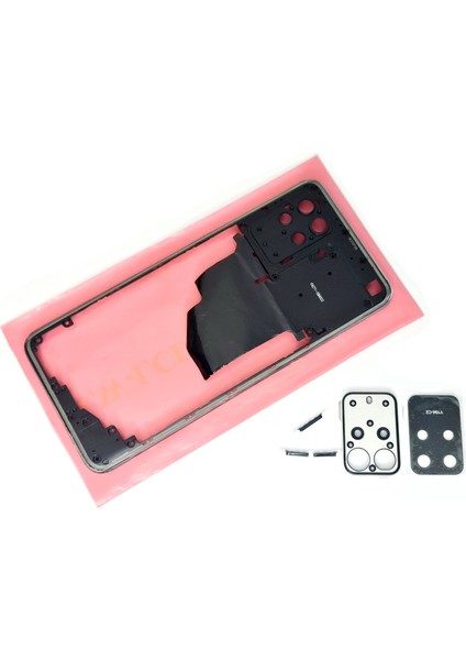 Oppo Reno 5 Lite FULL kasa Arka Pil Batarya Kapağı Siyah