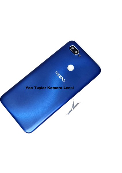 Oppo A12 Kasa Arka Pil Batarya Kapağı MAVİ