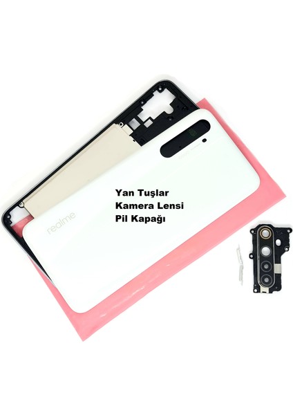 Oppo Reno 6 Kasa Arka Pil Batarya Kapağı BEYAZ