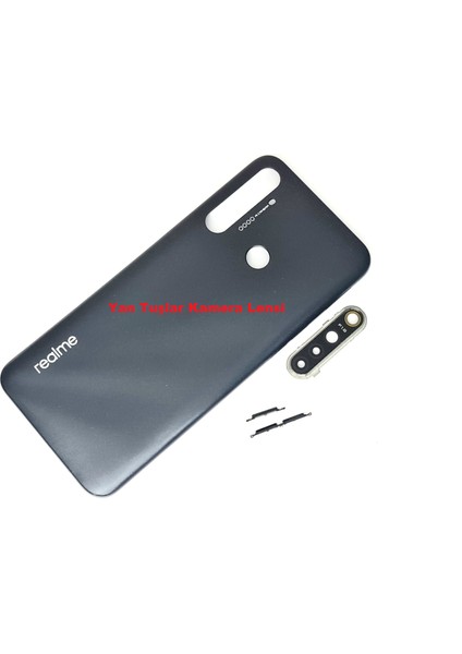 Oppo Realme 5İ Kasa Arka Pil Batarya Kapağı SİYAH