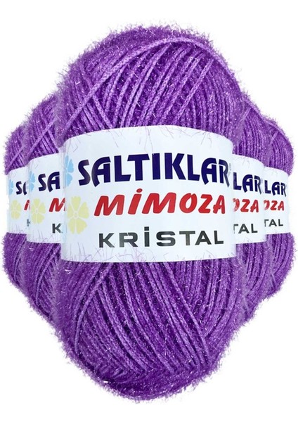 5 Adet Mimoza Kristal Işıltılı Şal Patik Yelek Ipi 09