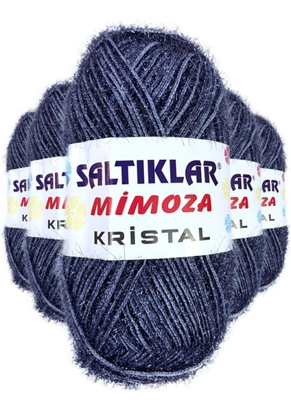 5 Adet Mimoza Kristal Işıltılı Şal Patik Yelek Ipi 36