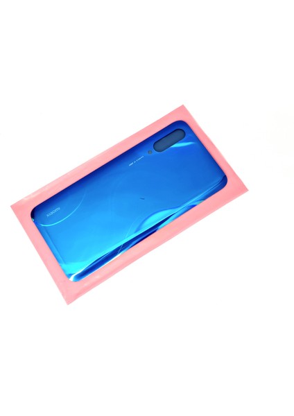 Xiaomi Mi 9 Lite Arka Kapak Batarya Pil Kapağı (CAM+B-7000) Mavi