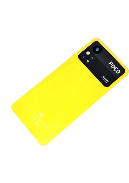 Poco X4 Pro Arka Pil Kapağı (Full Lensli) Sarı