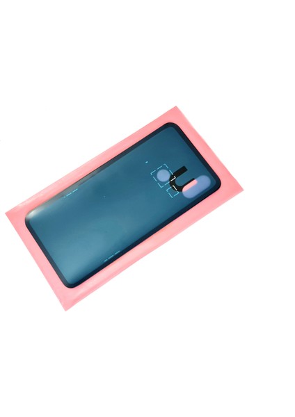 Xiaomi Mi 8 Arka Kapak Batarya Pil Kapağı + Pil (Cam) Mavi