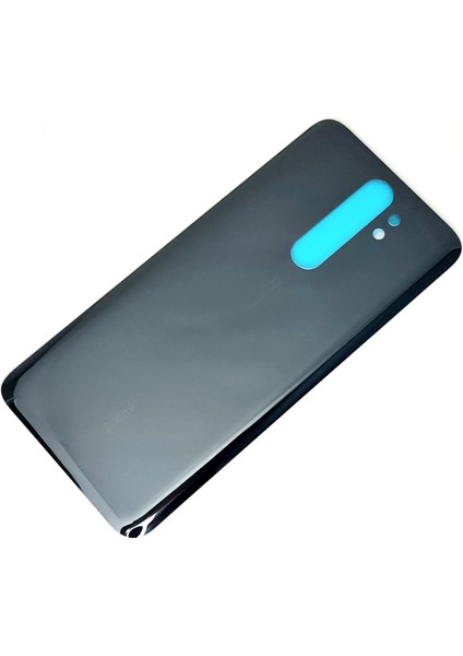 Redmi Note 8 Pro Arka Pil Batarya Kapağı (Cam) Siyah