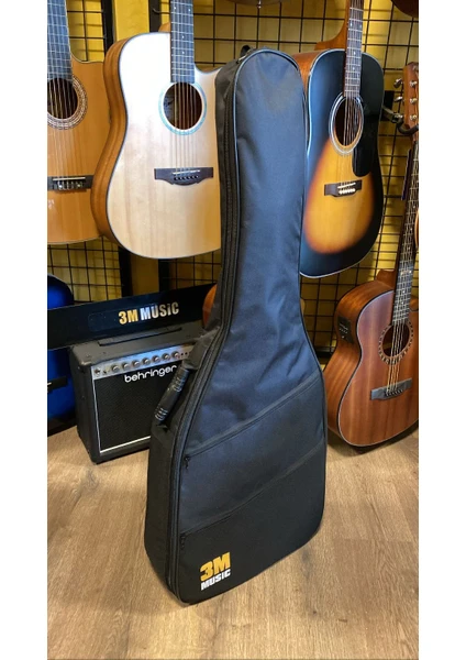 3M Music Gitar Kılıfı Soft Case Kılıf Kalın Korumalı Kılıf Klasik GİTAR Kılıfı