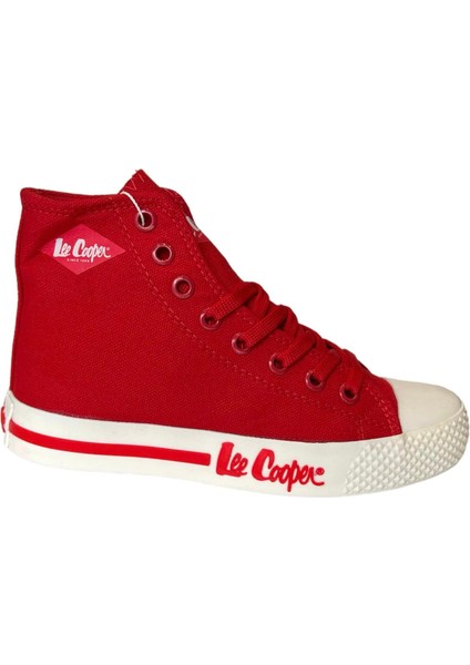 Lee Cooper 30002 Converse Hı Kırmızı Sneakers Ayakkabı