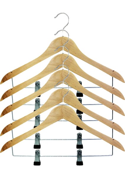 Çocuk Ahşap Elbise Altı Mandallı Askı Etek ve Pantolon Askısı 10 Adet 30 cm fiyatları