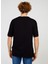 Bisiklet Yaka Baskılı Siyah Erkek T-Shirt TC9010BASIC 2