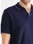 Düz Lacivert Erkek Polo T-Shirt cm Serıus 4