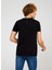 Bisiklet Yaka Baskılı Siyah Erkek T-Shirt TC711710 2