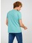 Bisiklet Yaka Baskılı Mint Erkek T-Shirt TC711110 3